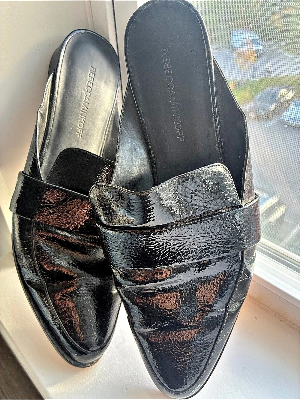 Rebecca Minkoff Pointed Toe Mule Black
